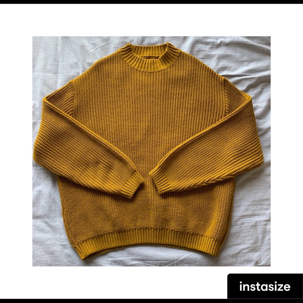 ASOS DESIGN Oversized Mock Neck Sweater